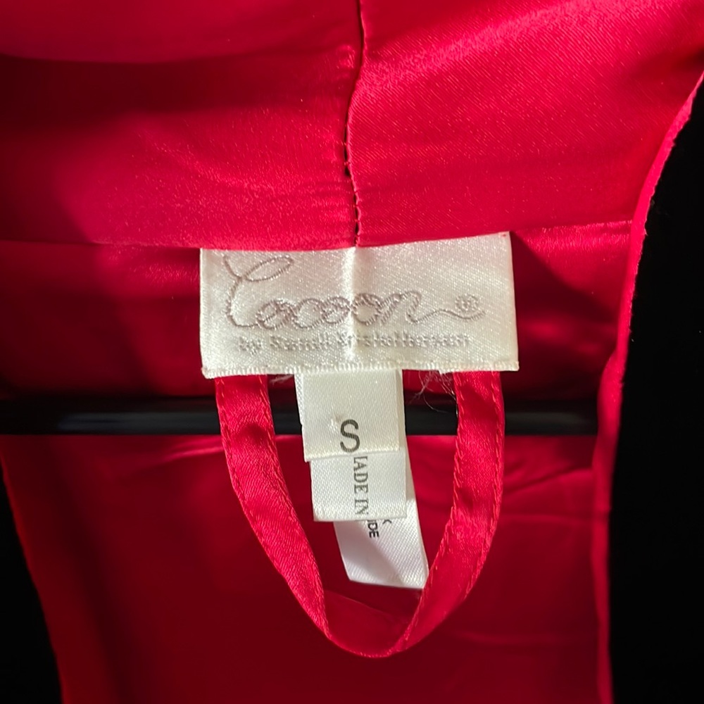 VINTAGE DESIGNER COCOON 100% SILK ROBE